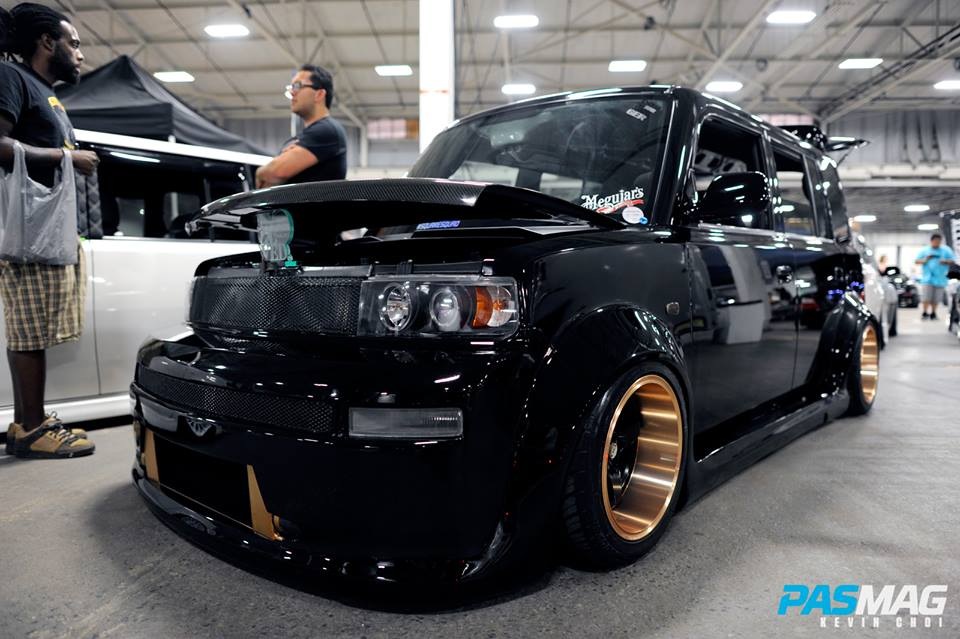 PASMAG Tuner Battlegrounds Bernard Allen Scion xB Driver Front Kevin Choi