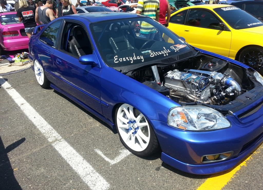 PASMAG Tuner Battlegrounds Chris Capparelli Honda Civic Exterior Engine