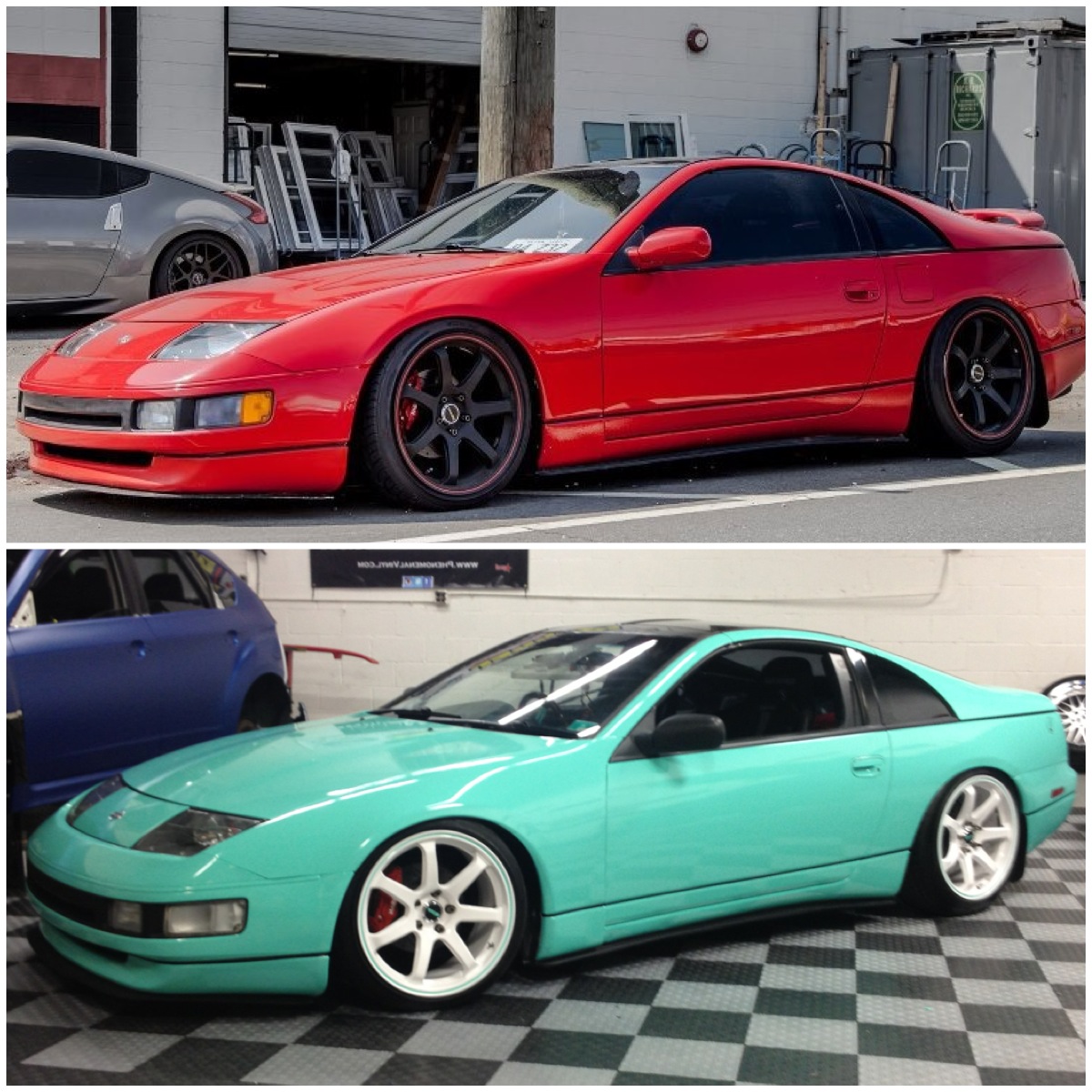 PASMAG Tuner Battlegrounds Patrick Carr Nissan 300ZX Exterior Before After