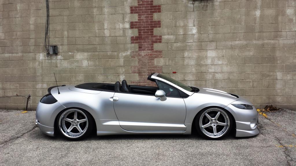 PASMAG Tuner Battlegrounds Christian Kungl Mitsubishi Eclipse Spyder GT Silver Side