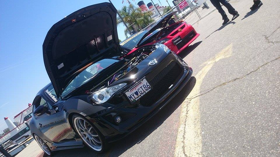 PASMAG Tuner Battlegrounds Live SPOCOM Anaheim California Stephen Man 2013 Scion FRS Front Closeup