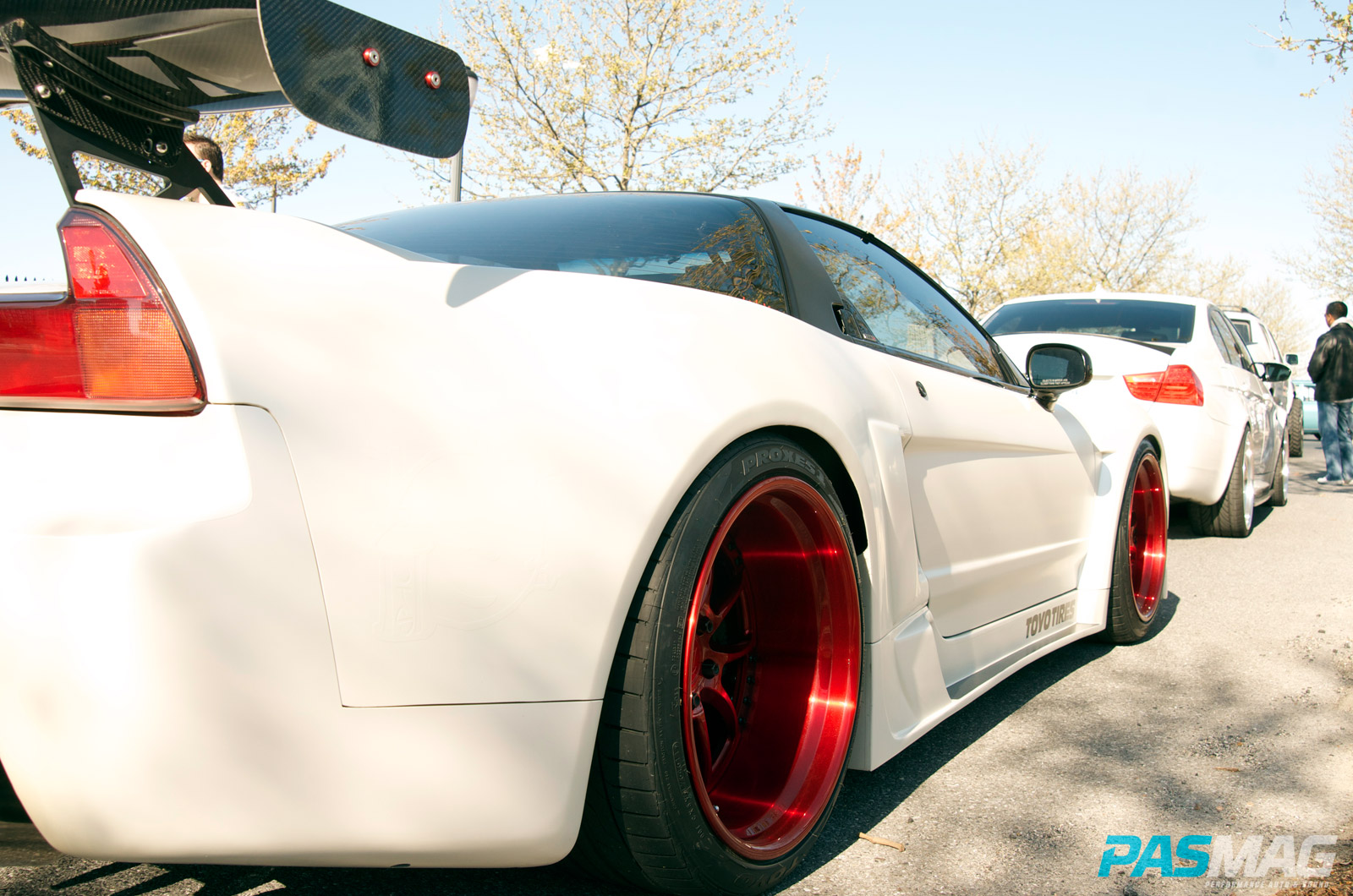 PASMAG Tuner Battlegrounds Panda Junction 2014 1992 Acura NSX Sean Der Rear Passenger