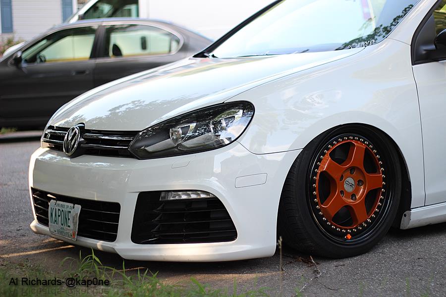 PASMAG 2014 Tuner Battlegrounds LIVE Waterfest Al Richards 2012 VW Golf R 2 Front Wheels NEW