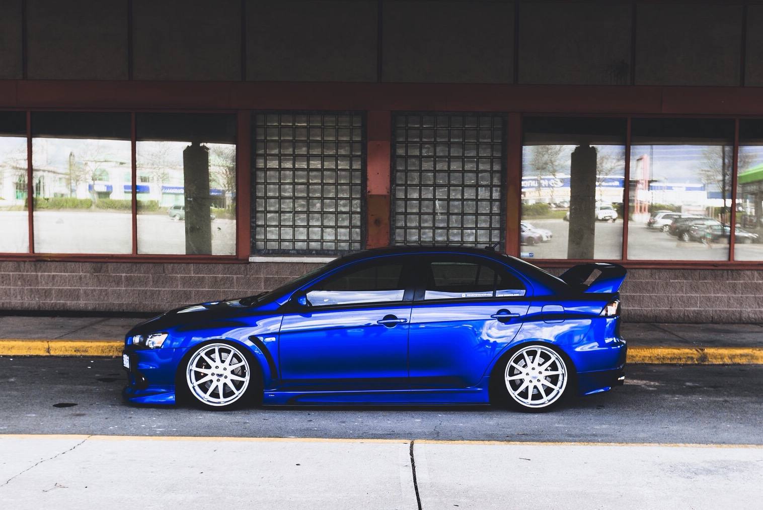 Trevor Wilson 2008 Mitsubishi Evolution GSR Work Wheels TBGLIVE3